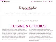 Tablet Screenshot of evelyns-kitchen.com